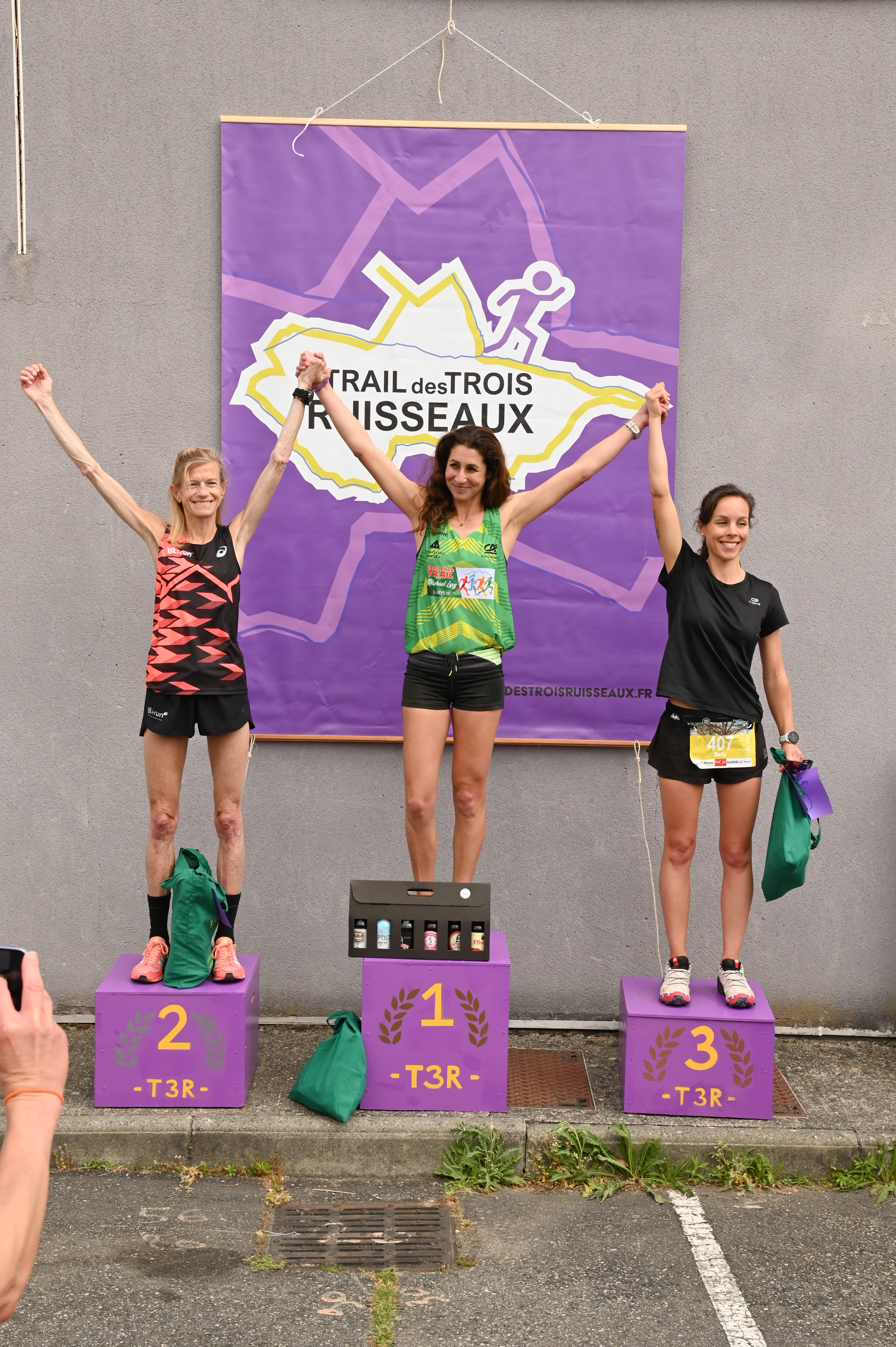 photo podium femmes 12km