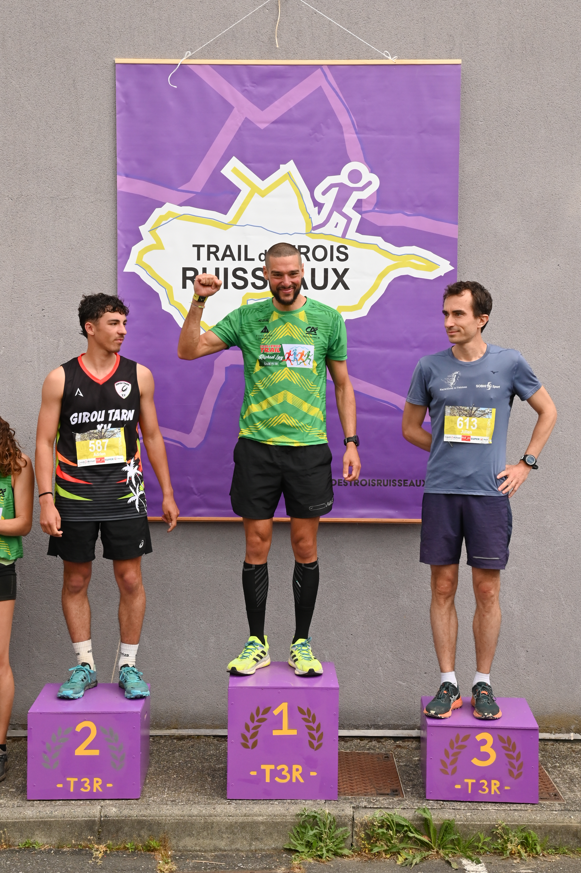 photo podium hommes 12km
