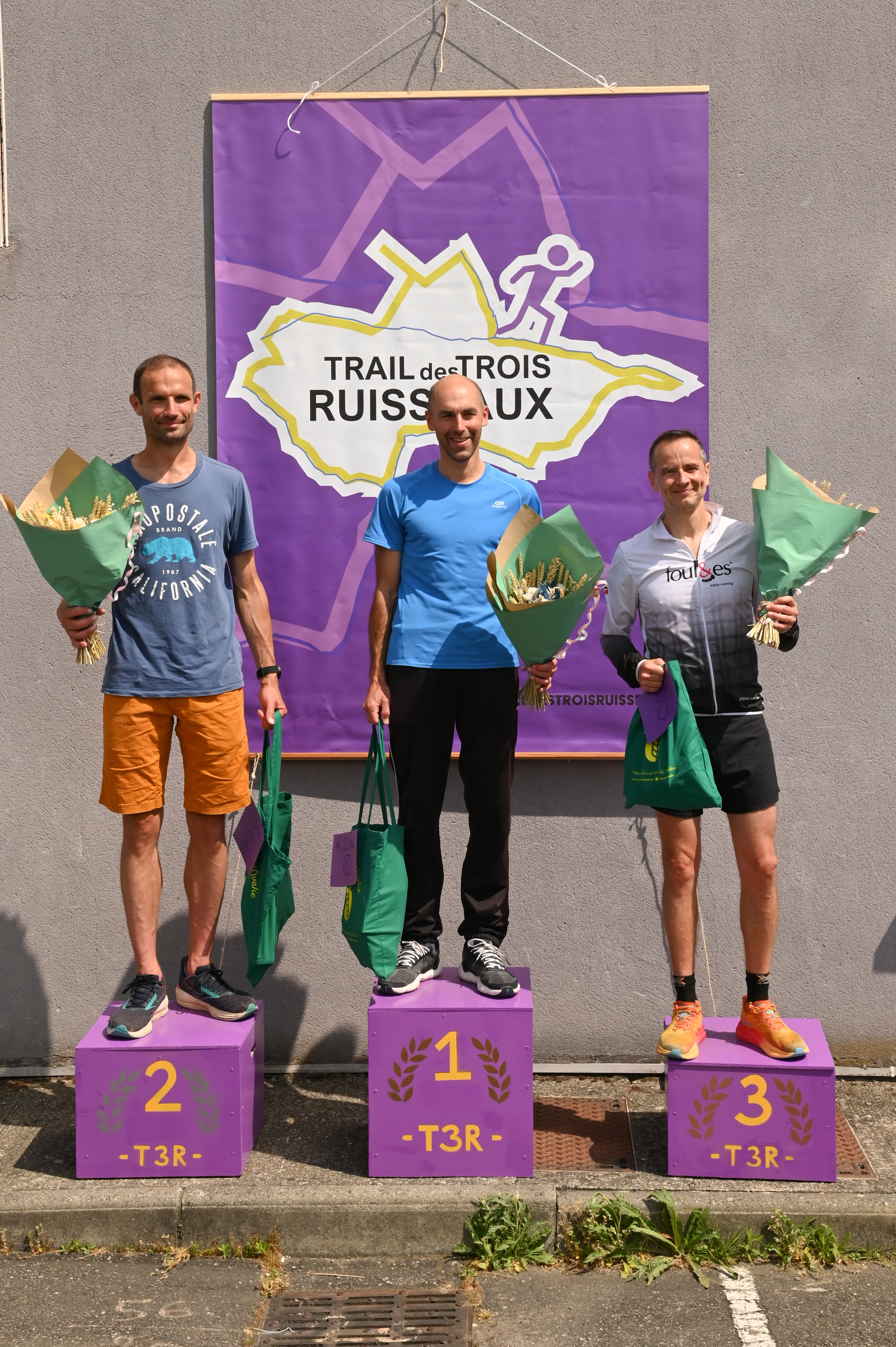 photo podium hommes 22km